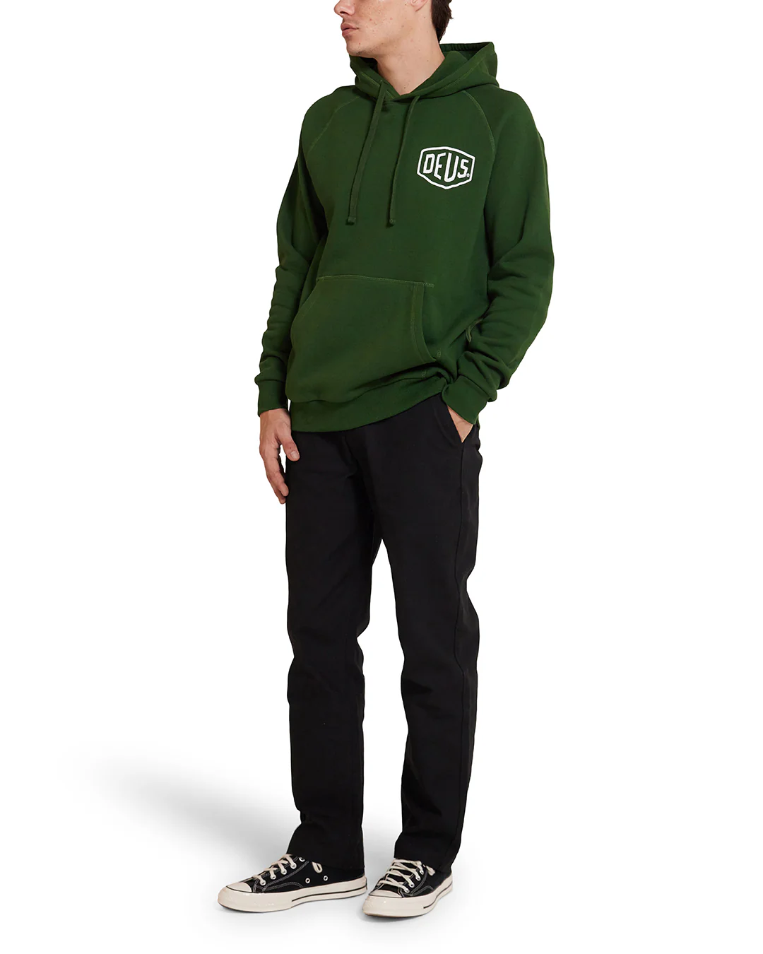Camperdown Address Hoodie - Hillside Green - Image 3