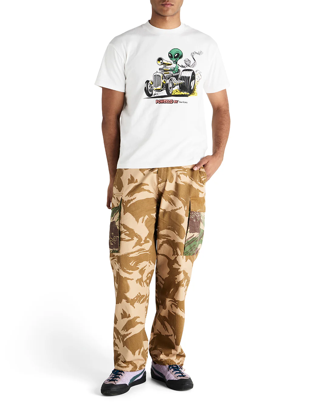 Celestial Rod Tee - Vintage White - Image 3