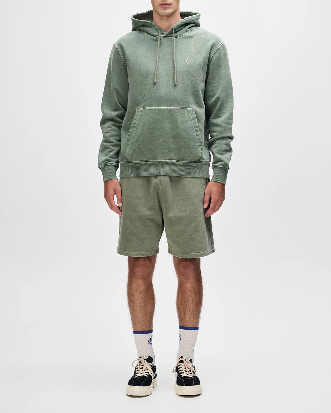 Shield Garment Dyed Hoodie - Cypress Green - Image 5