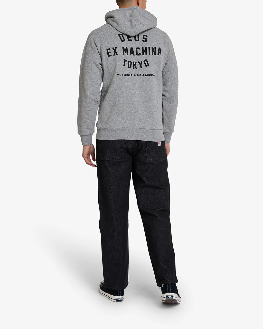 Tokyo Address Hoodie - Grey Marle - Image 3