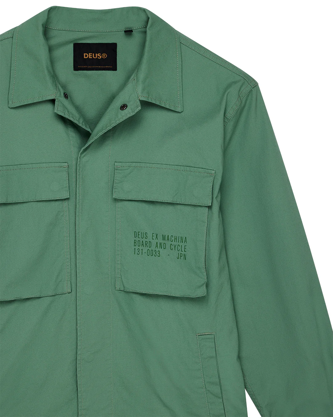 Tommy Poplin Surf Shirt - Shale Green - Image 7