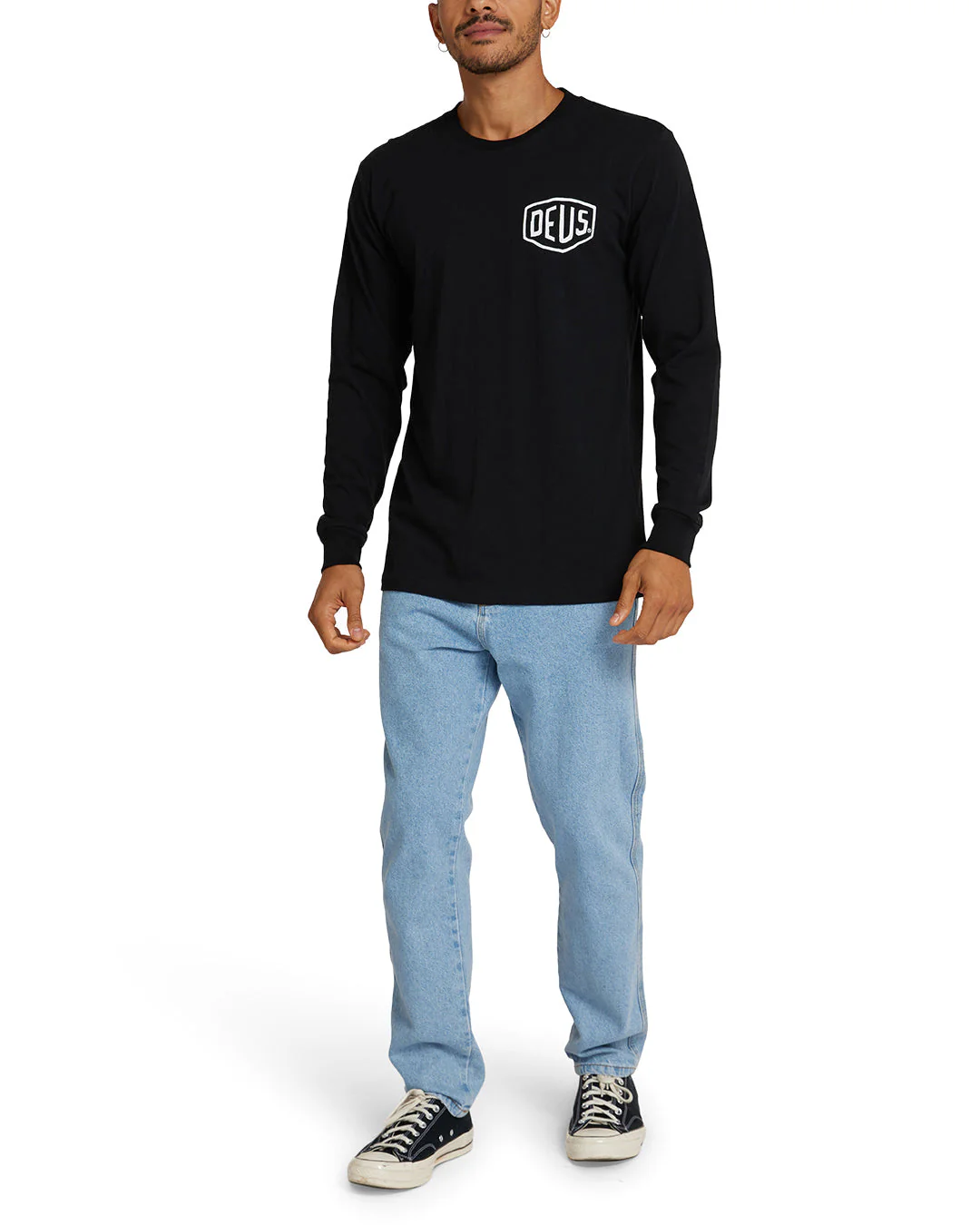 Venice Long Sleeve Tee - Black - Image 3